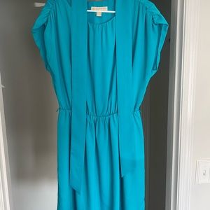 Great condition, Michael Kors dress with belt (turquoise)